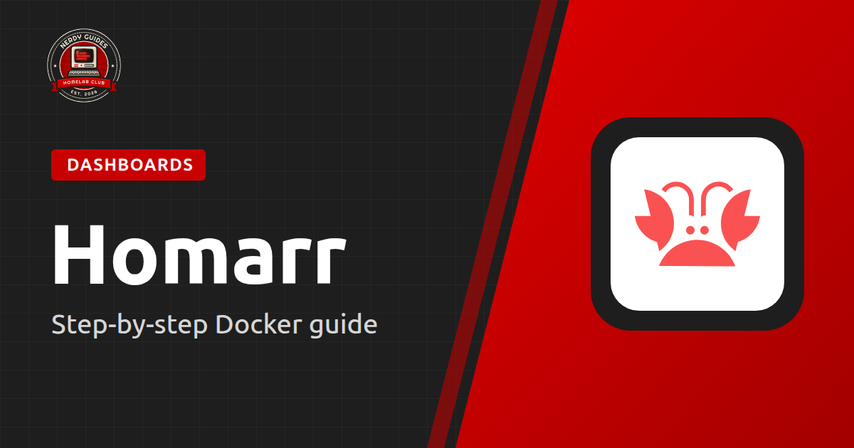 Homarr guide cover