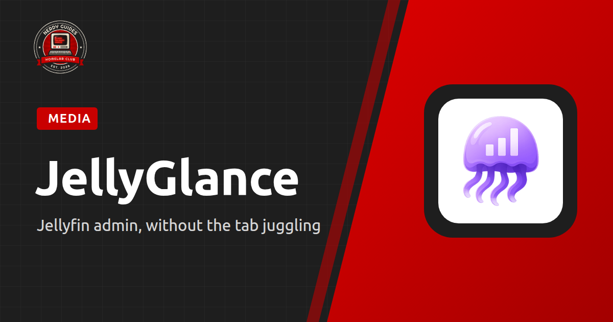 JellyGlance Docker install guide cover