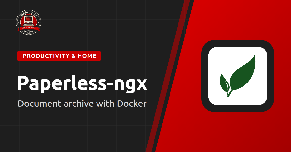 Paperless-ngx cover: How to install Paperless-ngx with Docker
