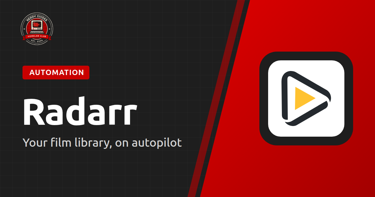Radarr Docker install guide cover