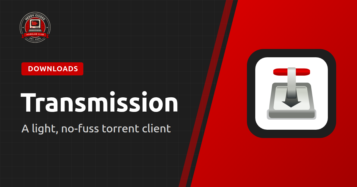 Transmission Docker install guide cover